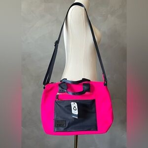 Nautica Medium Satchel/Crossbody  Bag Fuchsia Nylon